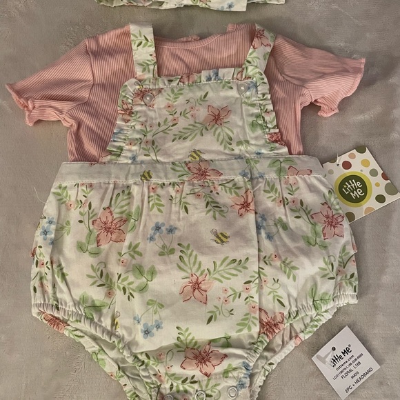 Little me floral romper - Picture 4 of 5